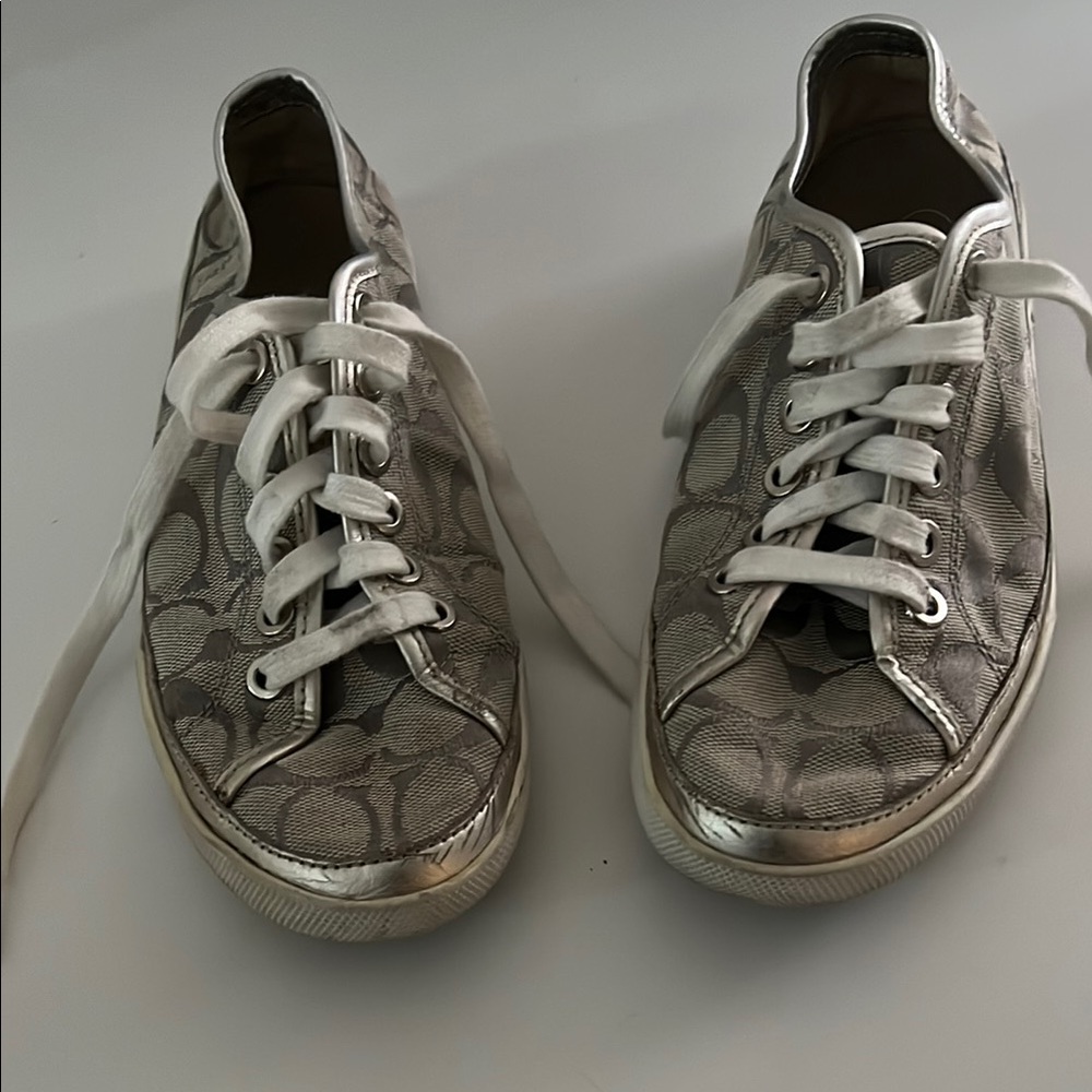 Coach Women's Silver Sneakers